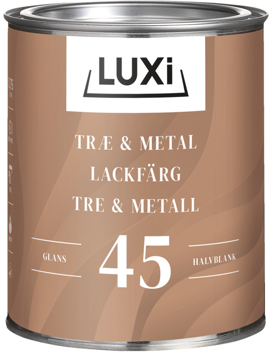 Træ & Metal 45 hvid base olie 0,75 liter - LUXI®